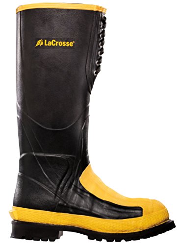 LaCrosse Meta Pac AP 16” Men’s Work Boot with Reinforced Ankle Protection, Ozone & Tear Resistant Rubber, and Grippy Vibram 132 Outsole