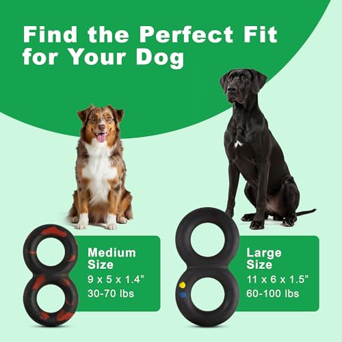 Goughnuts - Hundespielzeug für Aggressive Zerrer - Ziehspielzeug für große Hunde, praktisch unzerstörbar - Das hochbelastbare Dog Toy für viel Beschäftigung - Groß, in Schwarz