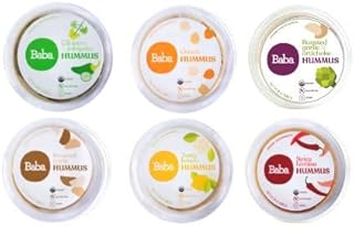 Baba Small Batch Organic Hummus (8 oz, 6 Pack) - Zero Preservatives, USD...