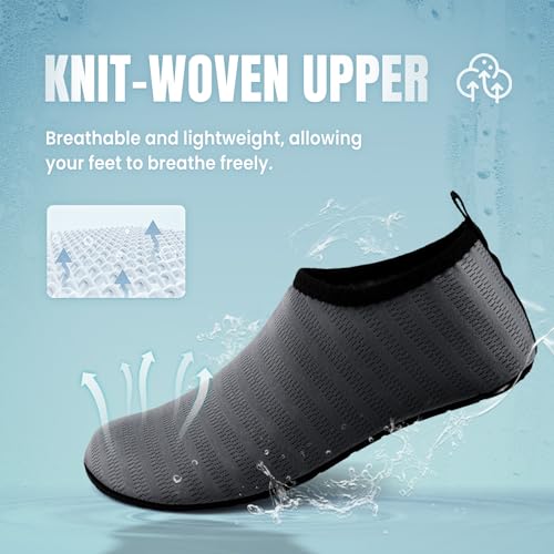 Image of IceUnicorn Water Shoes Men Women Beach Swim Aqua Barefoot Socks Pool Quick Dry Yoga
