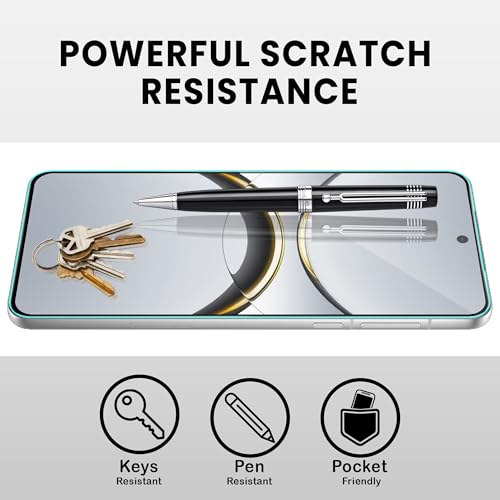 Image of ArmourPro Military Grade Gorilla Tempered Glass Screen Protector Compatible for Oppo Find X8 Pro with Edge to Edge Coverage, Cable Protector and Easy Installation kit (6.7 Inch)