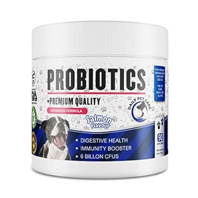 Daily Pet Care Probiotics for Dogs | Dog Supplements For Digestion, Immunity, Gut Health, Diarrhoea, Dog Itchy Skin Relief | All Ages and Breeds | Dog Probiotic, PreBiotics Soft Chews