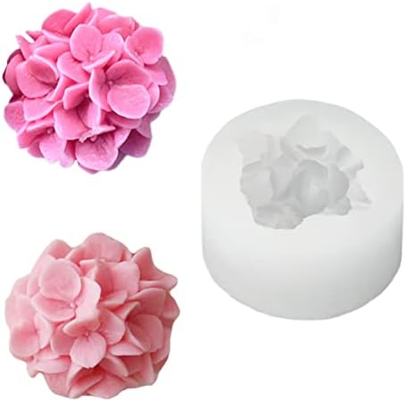Hydrangea Flower Silicone Mold - Multi-Use Mold For Candles, Soap, Resin & Baking