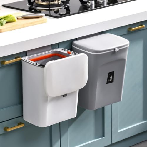 Caneca colgante para cocina con tapa 6.5 L miniatura 2