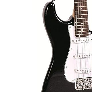 Encore E6BLK Guitare électrique Noir - Les Beatles, Paul McCartney, John Lennon, RIngo Starr, George Harrison Encore E6BLK Guitare électrique Noir – Image 3