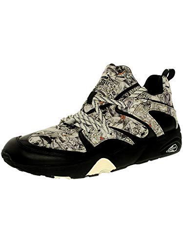 PUMA Men's Blaze of Glory X Swash WTA Black Low Top Fashion Sneaker - 12M