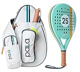 P.ala Padel Racket Set with Bag – Carbon Fiber Padel Racket for Beginner to Intermediate Players, Lightweight 2 lb, 4-Inch Grip, Complete Starter Kit