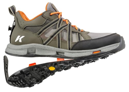 Image of Korkers All Axis Men's Shoe Green w /Interchangeable Sole