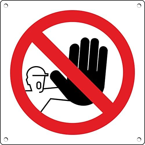 Panneau Private Yacht No Entry En DIBOND Métal Brossé