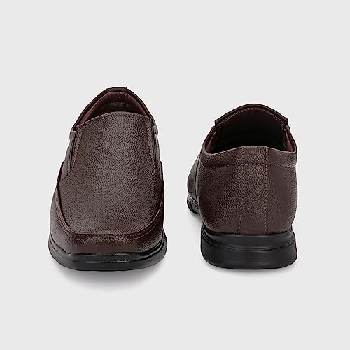 Image of Centrino Mens Uniform Dress Shoe | Versatile Comfort and Quality | Perfect for Casual and Formal Wear | Premium Craftsmanship, Simple Yet Elegant Design Tan Formal Shoe for Mens (64041)