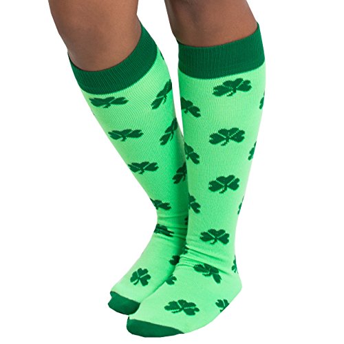 Chrissy's Socks Women's Shamrock Knee High Socks
