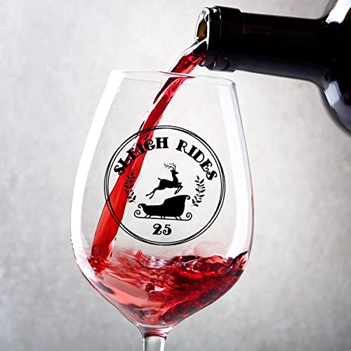 Verres à vin Sleigh Rides 25 de 325 ml, le cadeau idéal