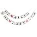 Produktbild ULTNICE "HE ASKED SHE SAID YES" Wimpelgirlande Hochzeit Party Girlande