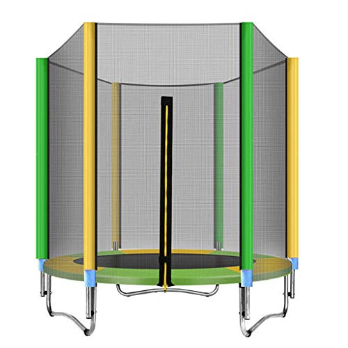 YESWOMAN 5 Ft Kids Trampoline w/Safety Enclosure Net, Spring Pad, Mini Trampoline