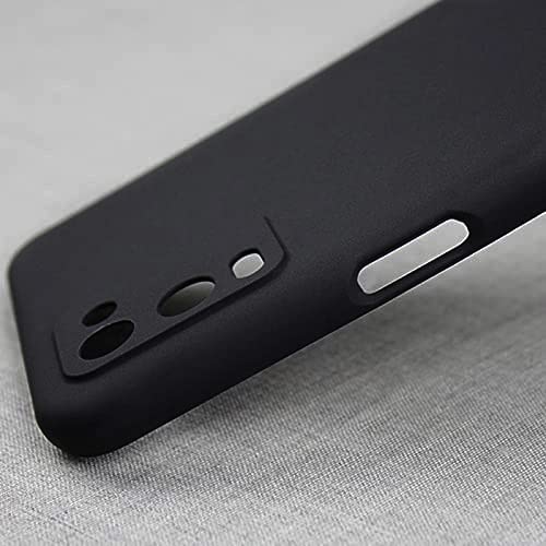 Image of Mobile Back Cover Case for Oppo A54 (4G) (Silicone Case|CameraProtection|Black SC1510)