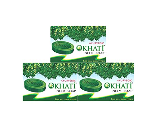 オカティ ニーム ソープ 75g*3Set AYURVEDEC OKHATI NEEM SOAP/NEPAL HIMALAYA SOAP ヒマラヤ石鹸
