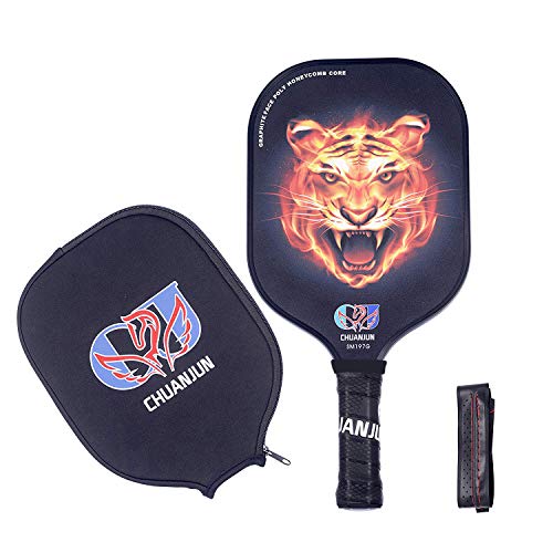 Chuanjun Pickleball Paddle Graphite Pickleball Paddle Light Weight Pickleball Paddle USAPA Pickleball Paddle