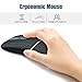 NORMIA RITA Foldable Arc Wireless Mouse Silent Click Bluetooth 5.0 and 2.4GHz Dual Modes Portable Curved Mouse for Home, Office, Travel