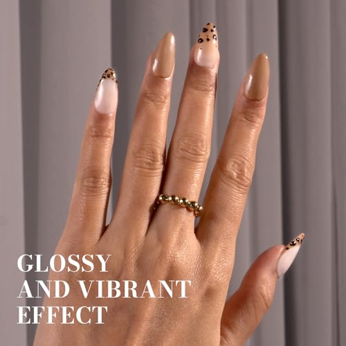 Image of MelodySusie Nude Brown Gel Nail Polish, 0.5 fl oz Soak Off UV LED Beige Brown Gel Polish Gift for Women Nail Art Manicure Salon DIY Nail Design Decoration at Home-377