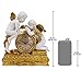 Design Toscano Chateau Carbonne Cherub Mantel Clock Statue, 10 Inch, Polyresin, Gold and Ivory