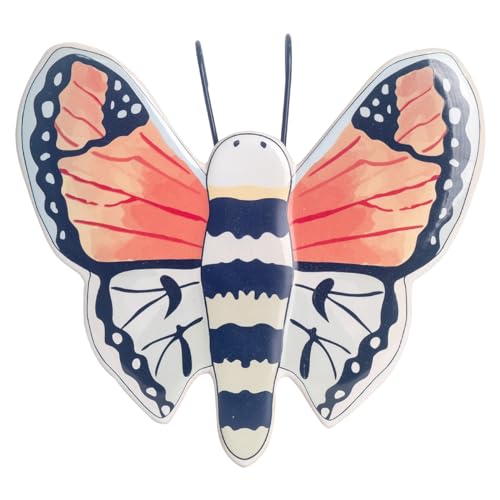 ROCKING GIFTS Adorno de Pared Mariposa de Cerámica 20 cm