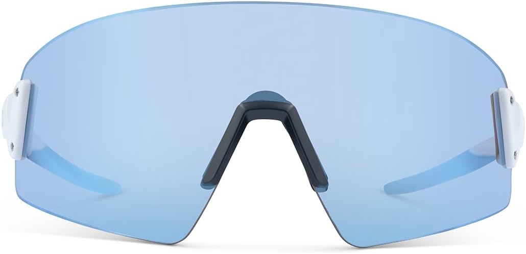 Optic Nerve FixieBLAST Premium Performance Sport Sunglasses - Shield Frame, UV Protection, Anti-Glare - Unisex Fit