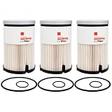 3PCS FS20313 Fuel Filter Fit for Volvo D11 D13 D13TC, Mack MP7 MP8 MP8HE Replace 24009059