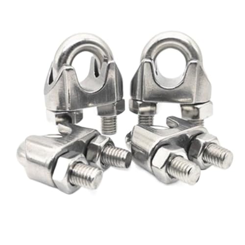 Serre-câble acier M4 inox avec boulons de gréement de précision géométrique - 4
