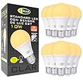 CLAR - Lampadina Crepuscolare da Esterno E27, 10W 3000ºK, Lampada per Illuminazione Esterna (Confezione da 10)