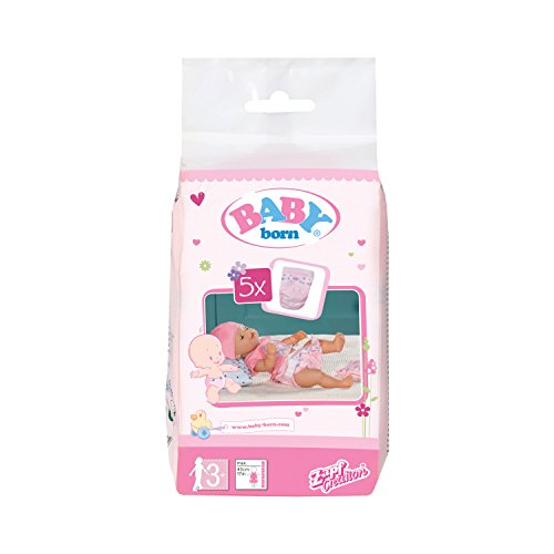 Baby Born - 30864 - Pack de 5 Couches Baby born