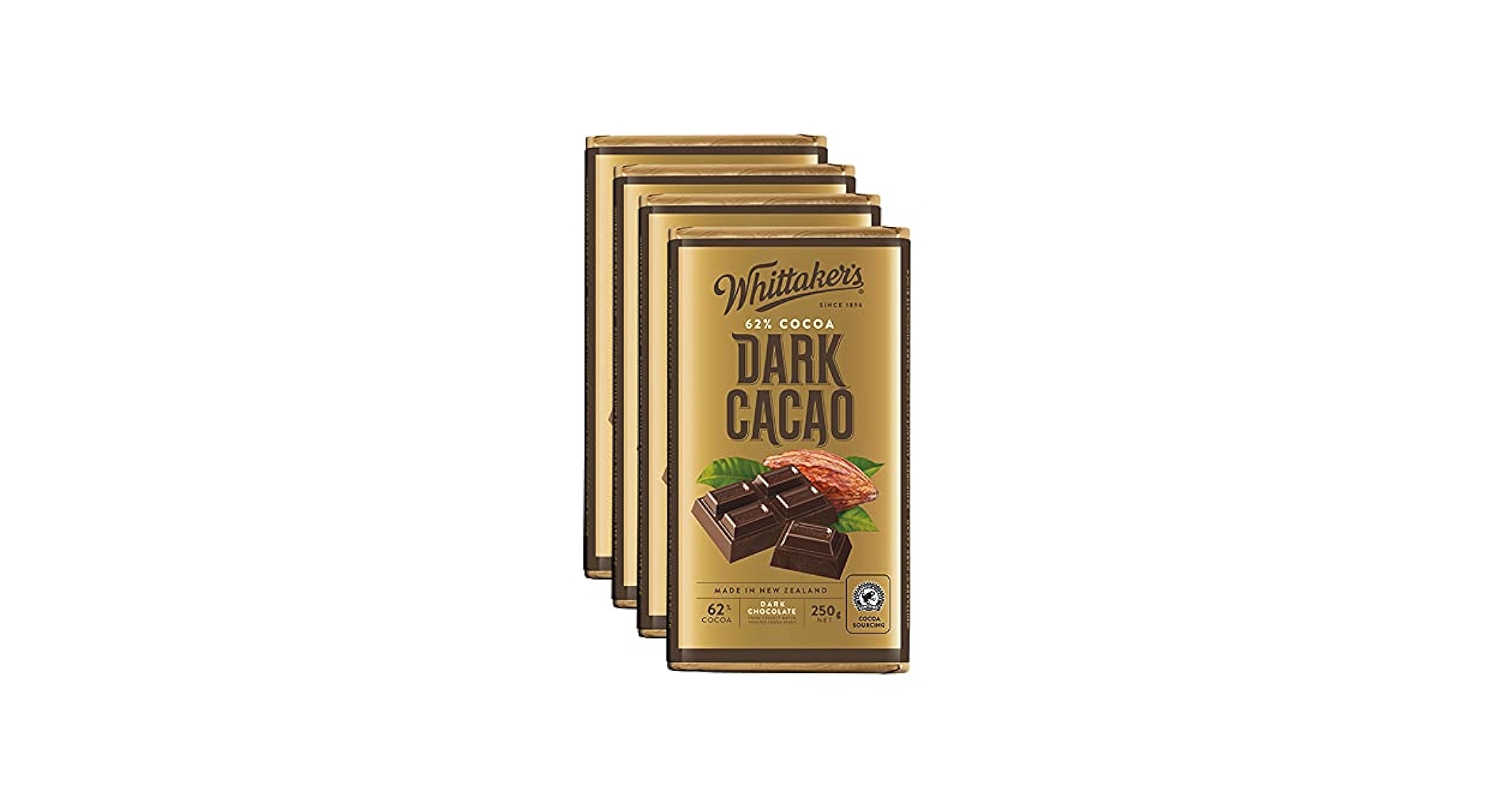 Amazon.com : Whittaker's Dark Cacao Chocolate Block 250g
