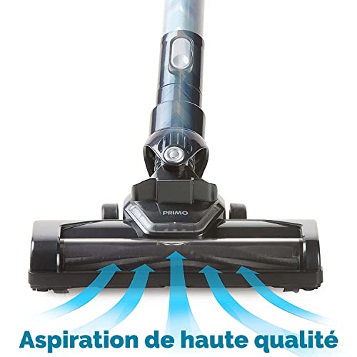 PRIMO PR501SV Aspirateur balai sans fil 3 en 1, Autonomie 20 min, batterie Li-ion 18.5 V, Accessoires compris - Image 3