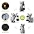 WONDHOME Solar Cat Garden Statues Resin Cat Figurine with Lantern for Porch Patio Lawn Yard Garden Decor,Birthday Housewarming Gardening Gifts for Mom Women
