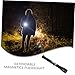 SHINEOFI Telescoping Magnetic Pickup Tool Led Light Flexible Retrieval for Hard Reach Objects for Versatile Use Low-light Conditions