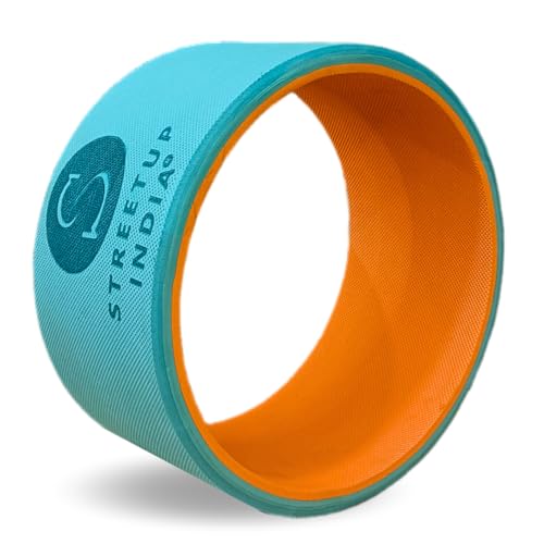 Image of Streetup India Yoga Wheel for Stretching, Exercise, Back Bends, Workout for Unisex With High Density Strong Foam Sweat Resistant (Sea Green Heavy)