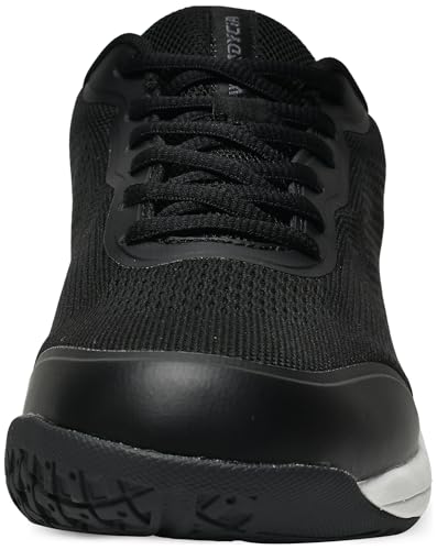 Image of Men's Hard Court Tennis Shoes, Carbon Fiber Midfoot Plate for Stability, Non-Marking Anti-Slip TPU Outsole, Breathable Mesh Upper, Size 8-12