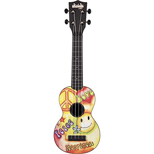 Kala KASUPEACE Ukulélé - Les Beatles, Paul McCartney, John Lennon, RIngo Starr, George Harrison Kala KASUPEACE Ukulélé