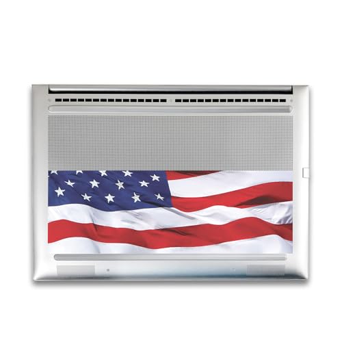 Image of Gaming Skin Compatible with HP Envy x360 16 inch (2023) - American Flag - Premium 3M Vinyl Protective Wrap Decal Cover - Easy to Apply | Crafted in The USA by MightySkins