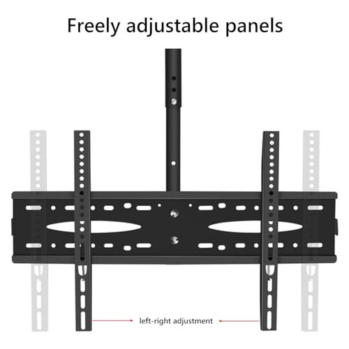 Support plafond TV 40-70 pouces réglable en hauteur et inclinable