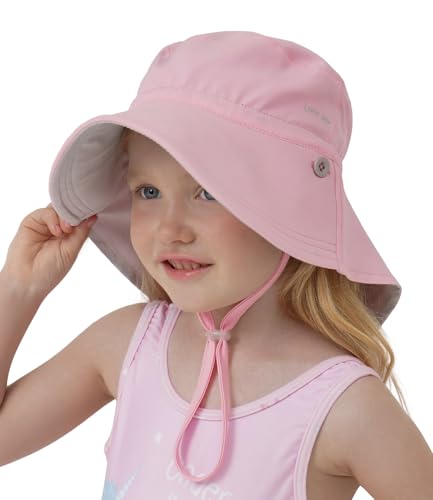 Creekstone Kleinkinder Sonnenhut mit Nackenschutz, LSF 50+, UV-Schutz Cap,...