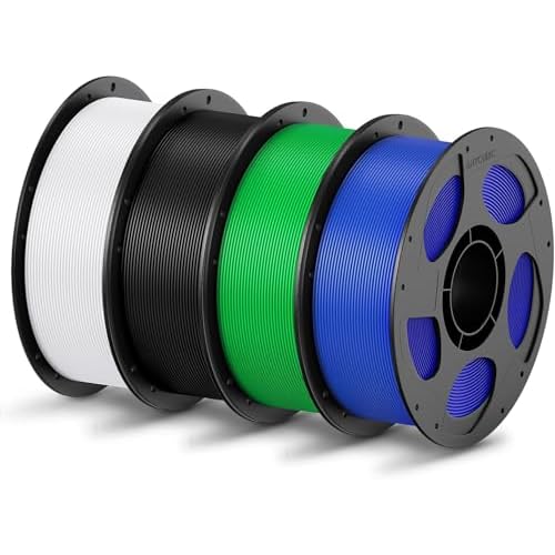 ANYCUBIC Filament PLA de 1,75 mm pour Imprimante 3D, Précision Dimensionnelle +/- 0.02mm, Enroulement Soigné Bobine de 1KG Filament,Argentée Texturé