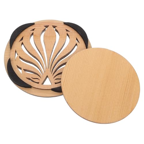 Yardwe Soundhole Sound Hole Cover Guitar Feedback Control Wood Guitar Accessory Skin Standard Size