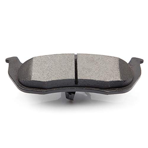 Image of Rear Brake Pads, ECCPP D1041 Pads Kits For Jeep For Grand Cherokee 05-10 | 4pcs Ceramic Brake Pads For Infiniti For QX56 04-10,For Jeep For Commander 06-10,For Nissan For Armada,04-15 For Titan 05-15