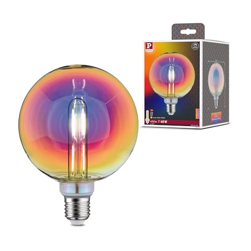 Paulmann 28774 LED Lampe Fantastic Colors G125 Globe 5W dimmbar Leuchtmittel Dichroic effizientes Licht Warmweiß 2700K E27