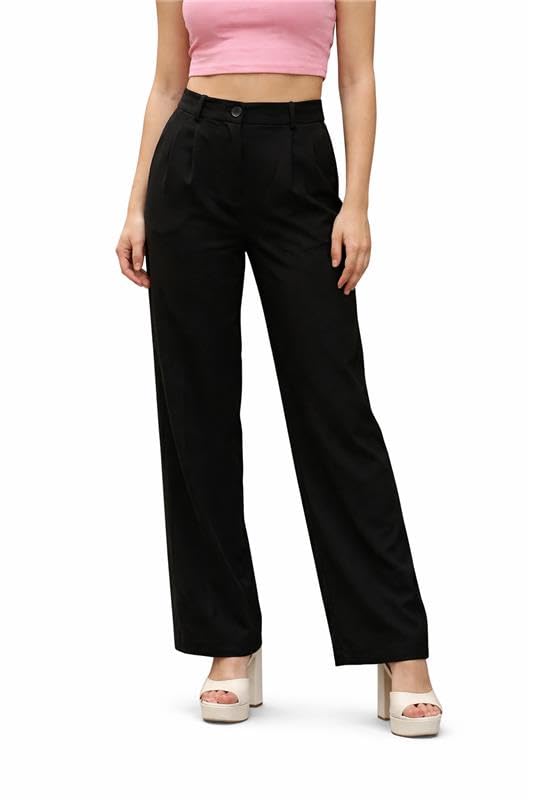 juneberry Women’s Korean Style Pants with Trendy Straight Fit, Soft Fabric for All-Day Comfort, Everyday Wear for Work and Casual Looks (Sizes S to 2XL)-picture-19