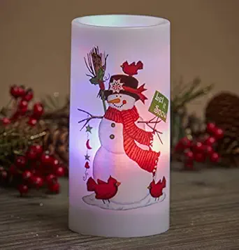 Christmas Flameless Projector Lamp Candle - Home Decor for The Holiday