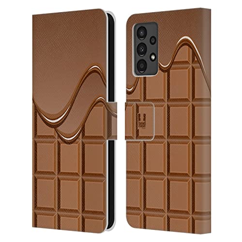 Étui Portefeuille Cuir Samsung Galaxy A13 Coque Protection Finition Chocodrip Premium