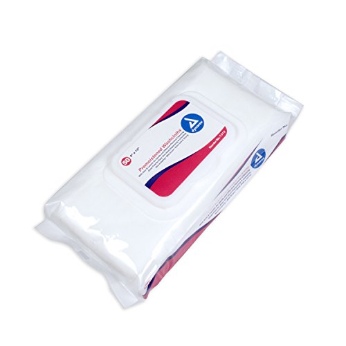 Dynarex Soft & Pre-Moistened Adult Washcloths - 9" x 13"