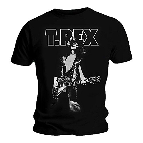 T-Rex Maglietta Ufficiale Vintage Logo Bolan Glam