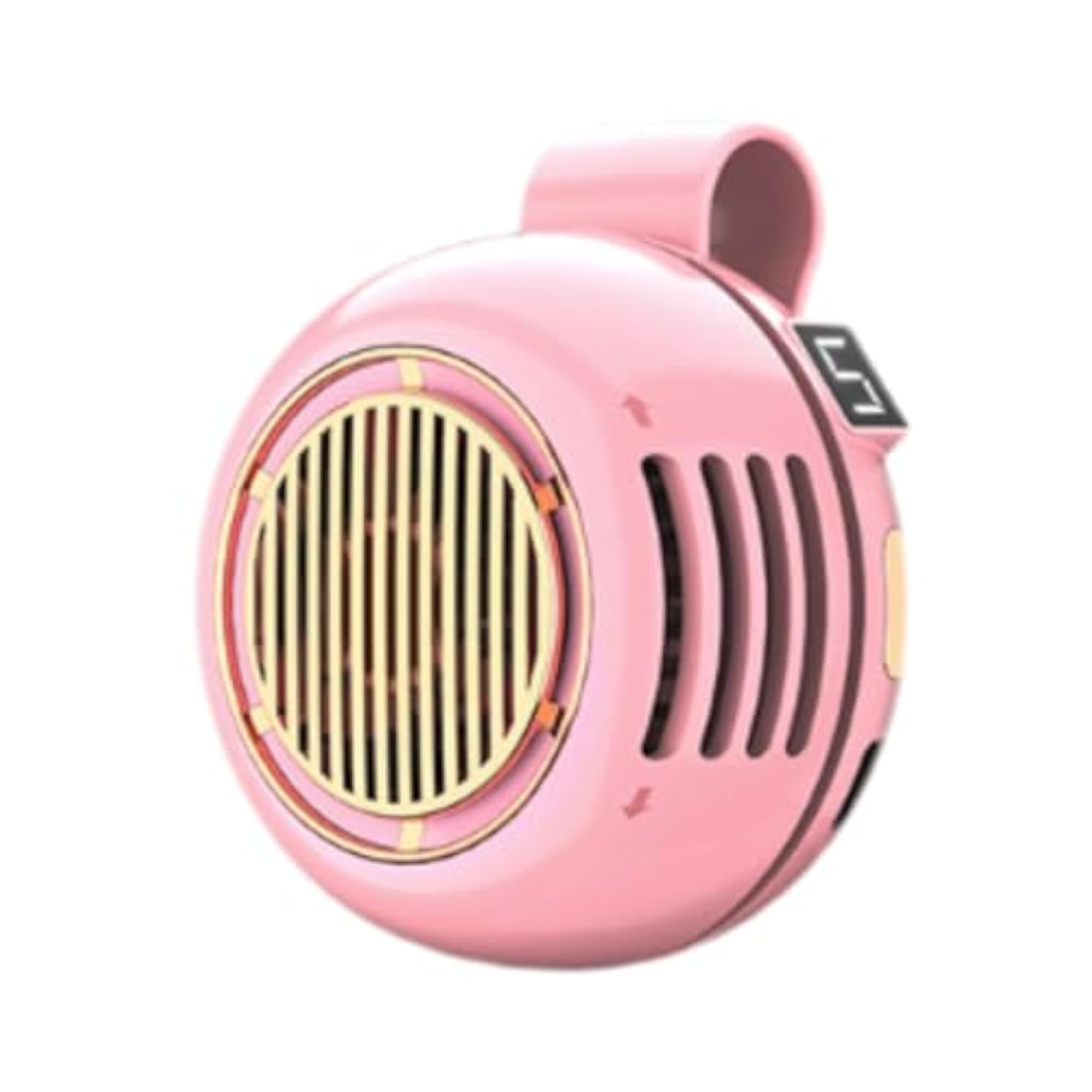 Portable Clip-On Fan, USB Rechargeable Quiet Cooling Device